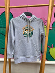 🌵Hoodie- Grey Melange VW print